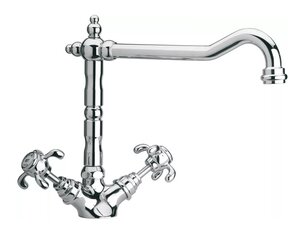 Изображение товара Смеситель Paini Ornellaia 87CR570BKM для кухонной мойки, хром