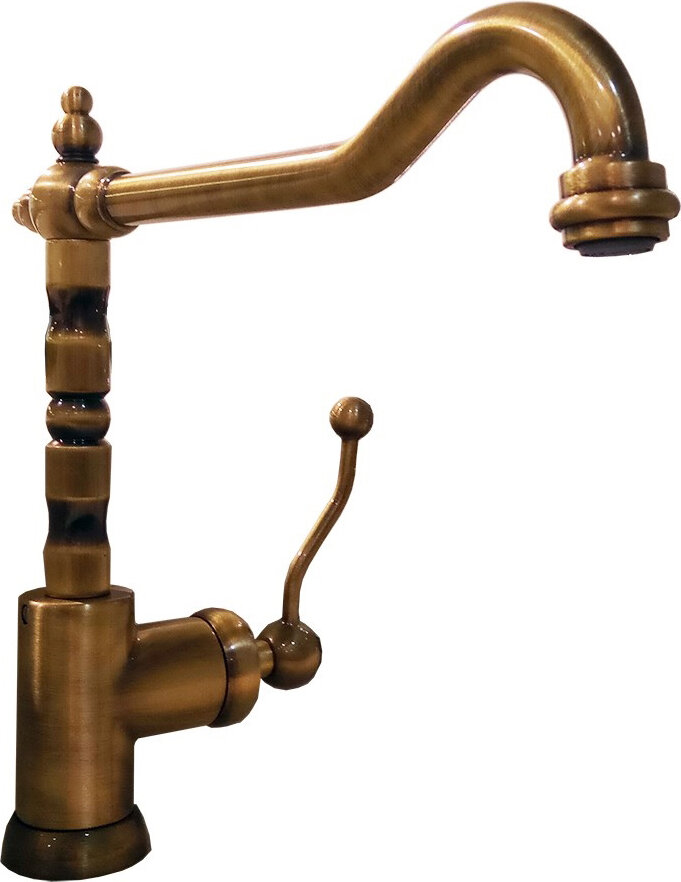 Изображение товара Смеситель для кухонной мойки Paini Duomo 88F3572KM сталевая бронза италия