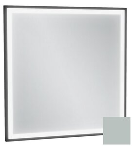 Изображение товара Зеркало Jacob Delafon Allure EB1433-S51, 60 х 60 см, с подсветкой, бесконтактным выключателем, лакированная рама миндальный сатин