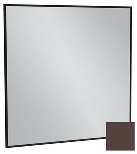 Изображение товара Зеркало Jacob Delafon Silhouette EB1425-F32, 80 х 80 см, лакированная рама ледяной коричневый сатин