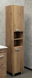 Изображение товара Пенал Comforty Марио, 40 см, напольный, левый/правый, дуб темный, 00-00004160 (00-00004160CF)