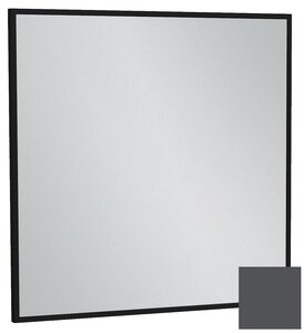 Изображение товара Зеркало Jacob Delafon Silhouette EB1423-S17, 60 х 60 см, лакированная рама серый антрацит сатин