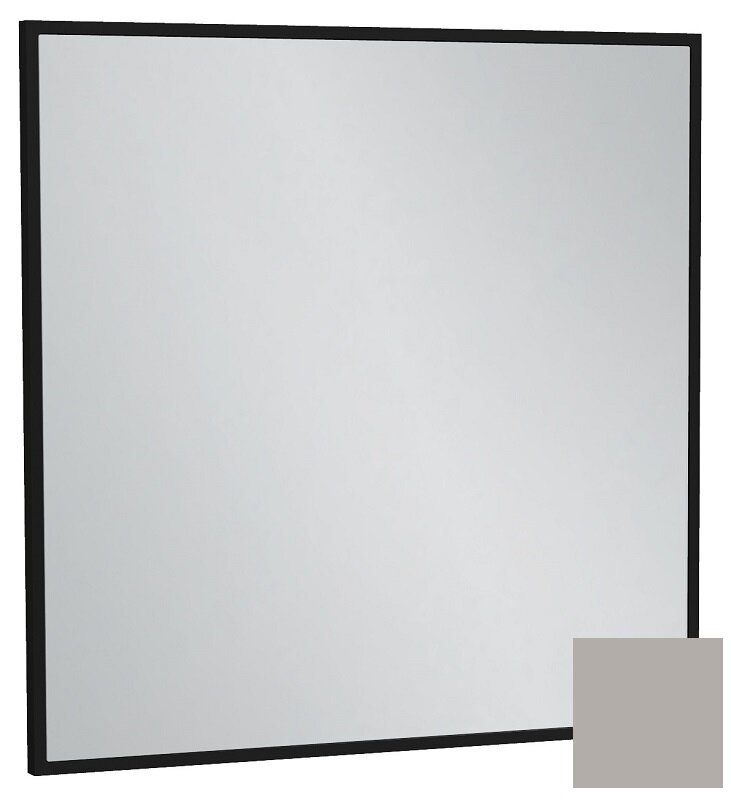 Изображение товара Зеркало Jacob Delafon Silhouette EB1423-S21, 60 х 60 см, лакированная рама серый титан сатин
