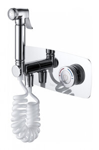 Изображение товара Гигиенический душ D&K Bayern.Alfeld, DA1484501, со смесителем, хром/белый