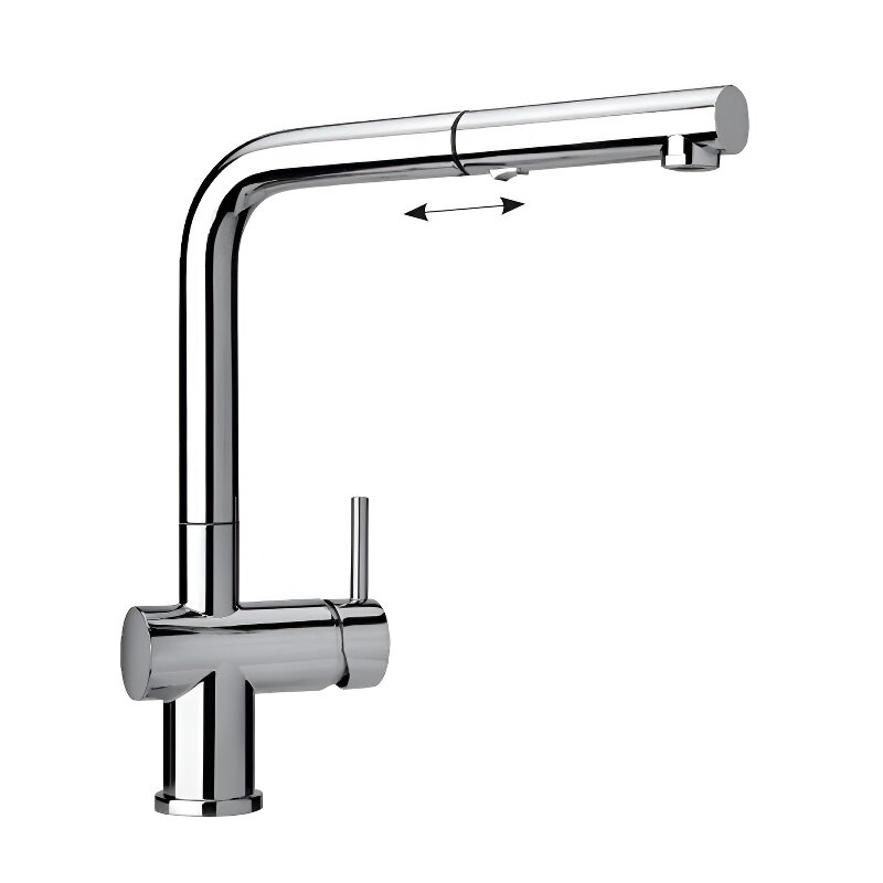 Изображение товара Смеситель для кухонной мойки Paini Cucina HDCR566KM с выдвижным изливом хром
