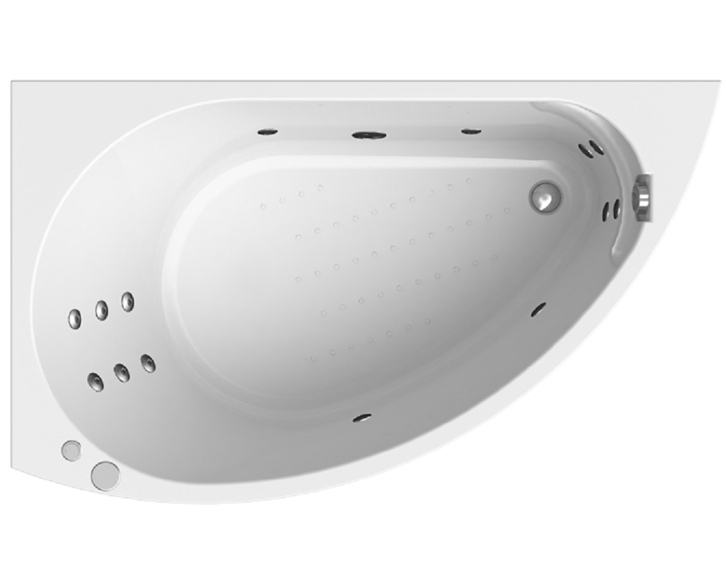Изображение товара Ванна гидромассажная Vannesa Massage Бергамо 168x100 см