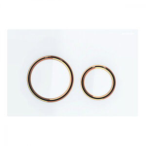 Изображение товара Клавиша Geberit Sigma Type 21 115.650.SI.1, металл, белый/красное золото