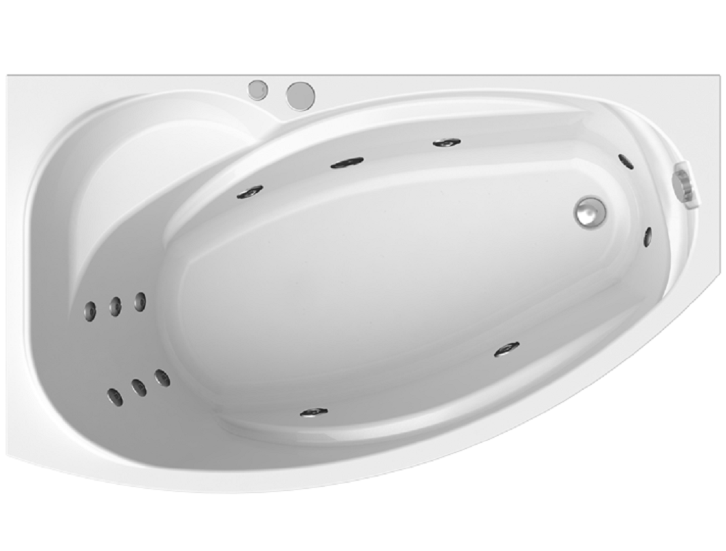 Изображение товара Гидромассажная ванна акриловая Vannesa Massage София 169х99 см угловая