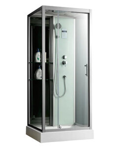 Изображение товара Душевая кабина Frank F502 с баней, 100 х 85 см, 22109058