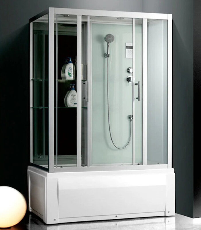 Изображение товара Душевой бокс Frank F556-1 с баней и гидромассажем высокая прочность стильный дизайн