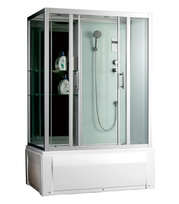 Изображение товара Душевой бокс Frank F557-1 с баней, 170x85 см, стекло 5 мм