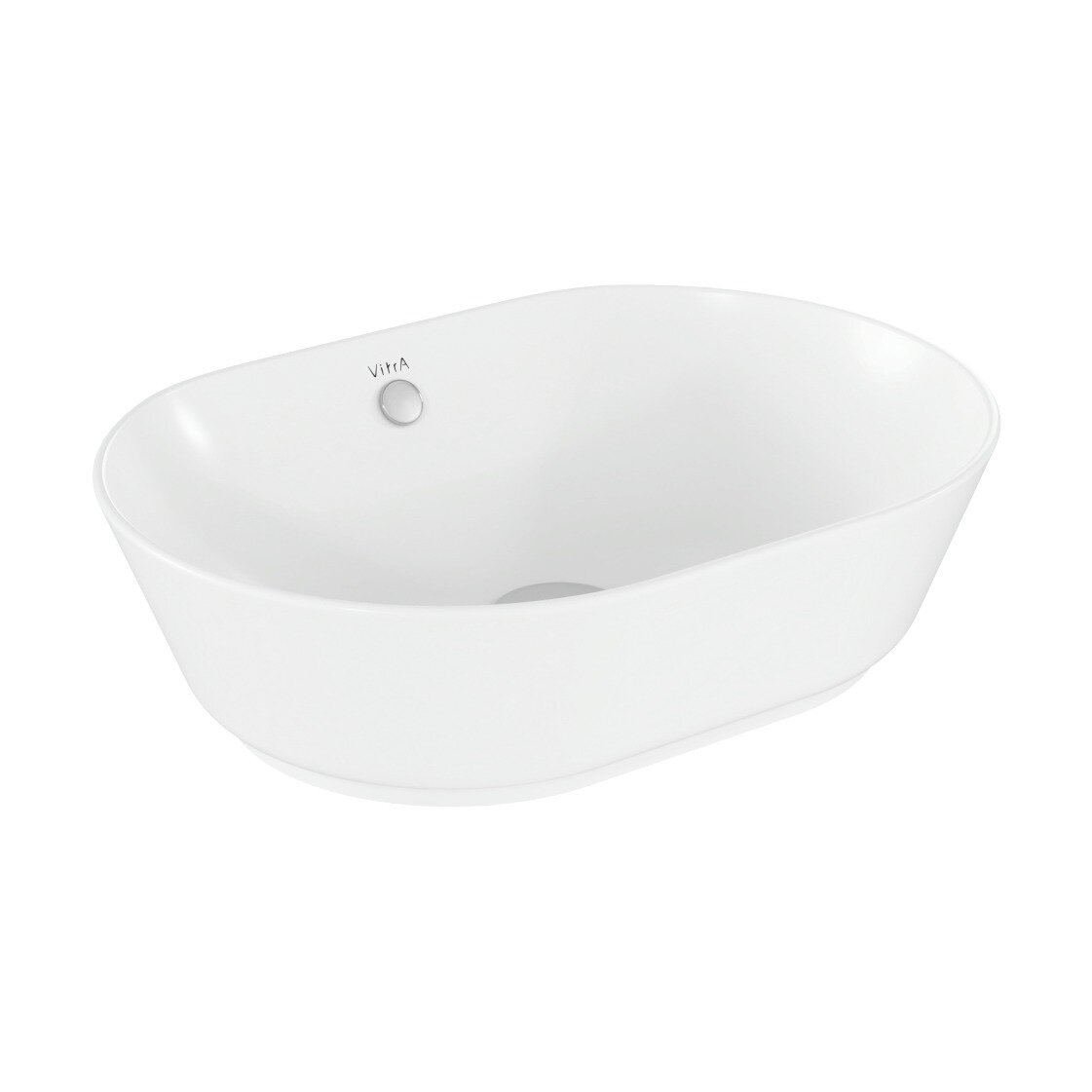 Изображение товара Раковина Vitra Geo 55 см накладная с переливом для ванной комнаты