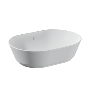 Изображение товара Раковина Vitra Geo 55 см накладная, с переливом, без отверстия под кран, белая