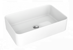 Изображение товара Раковина Kirovit Олимпия 56, Вн Крв33, накладная, керамика, белый