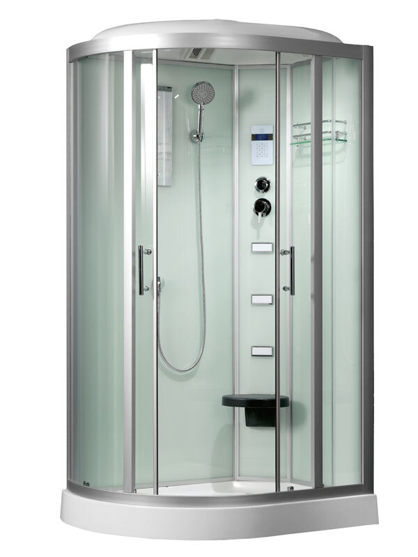Изображение товара Душевая кабина Frank F610L с гидромассажем и баней, 120x80 см