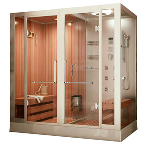 Изображение товара Душевая кабина Frank F907 с сауной, 170 х 120 см