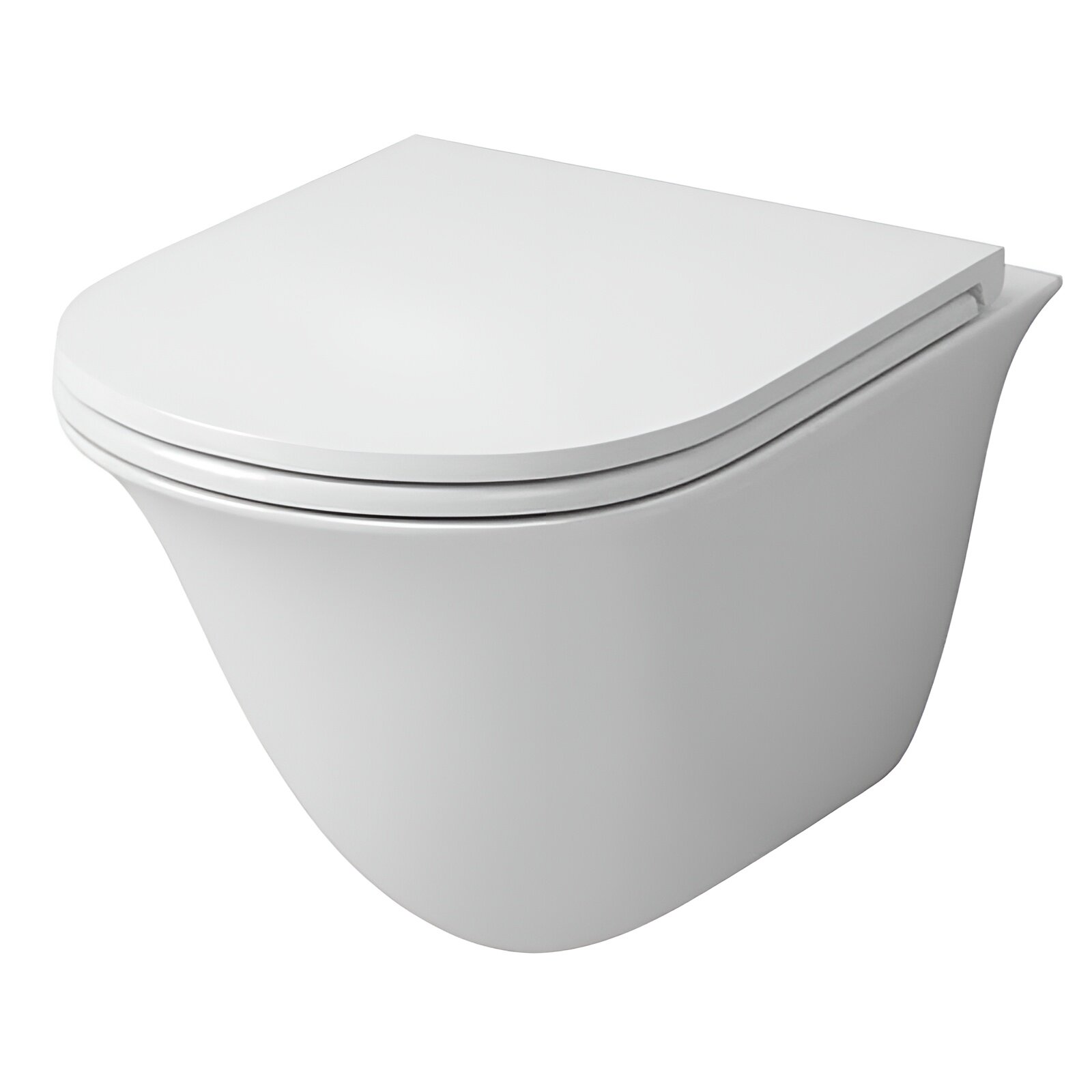 Изображение товара Подвесной унитаз Grossman, безободковый, крышка микролифт, GR-4412S