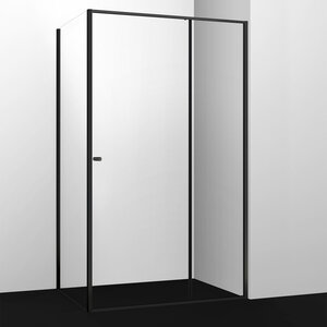 Изображение товара Душевой уголок WasserKRAFT Dill 61S14 110x80 см стекло прозрачное черный профиль