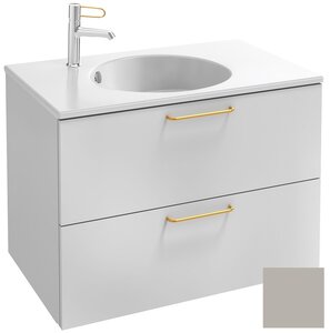 Изображение товара Тумба под раковину Jacob Delafon Odeon Rive Gauche 70 см, EB2521-RX-M54, цвет серый титан матовый, ручки на выбор