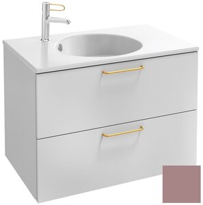 Изображение товара Тумба под раковину Jacob Delafon Odeon Rive Gauche 70 см, нежно-розовый сатин