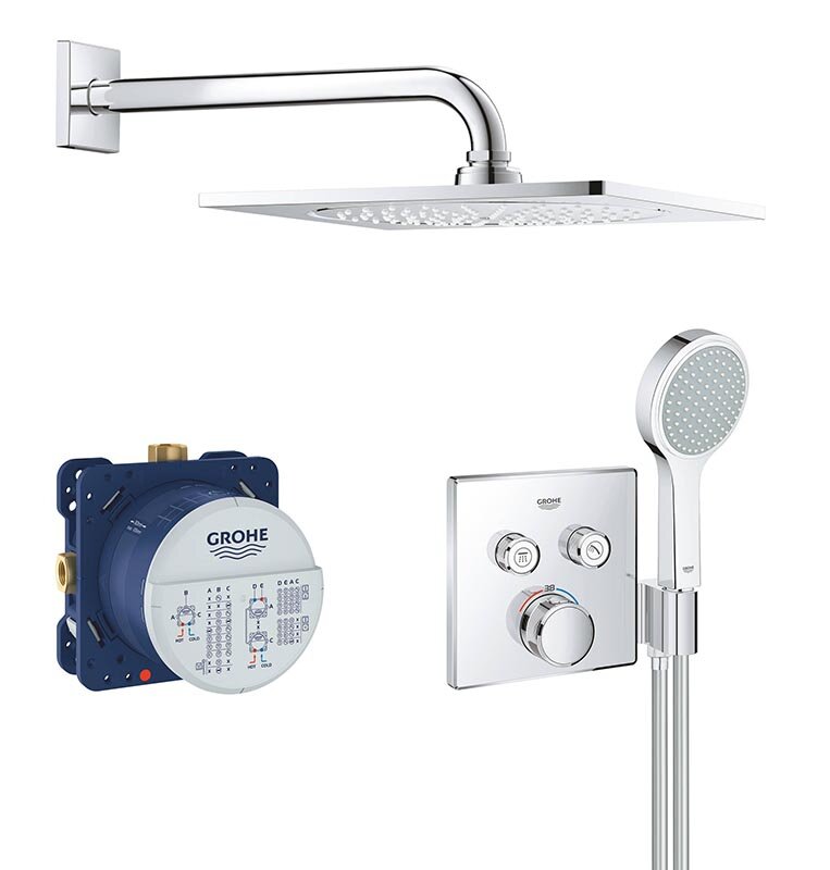 Изображение товара Душевая система Grohe Grohtherm SmartControl 34742000 термостатическая хром
