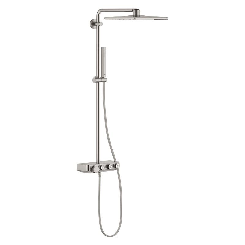 Изображение товара Душевая система Grohe Euphoria SmartControl Cube 310 DUO с верхним дождевым душем Изображение товара Душевая система Grohe Euphoria SmartControl Cube 310 DUO с верхним дождевым душем