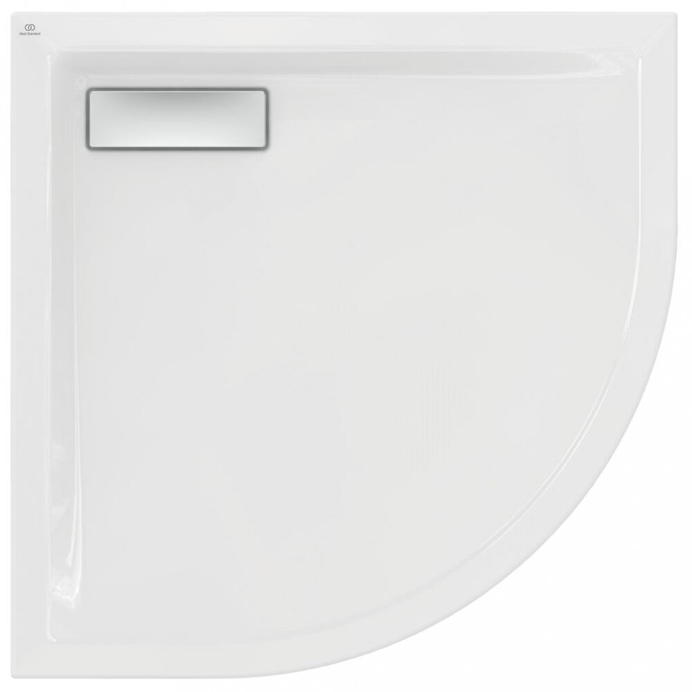 Изображение товара Поддон душевой Ideal Standard Ultra Flat New T449101 80 x 80 см ультратонкий, четверть круга, белый глянцевый Изображение товара Поддон душевой Ideal Standard Ultra Flat New T449101 80 x 80 см ультратонкий, четверть круга, белый глянцевый