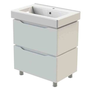 Изображение товара Тумба с раковиной Orange Topline-Senator TS 70-02 W напольная белая Россия