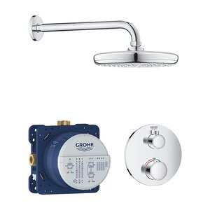 Изображение товара Душевая система Grohe Grohtherm Tempesta 210 34726000, термостатическая, хром