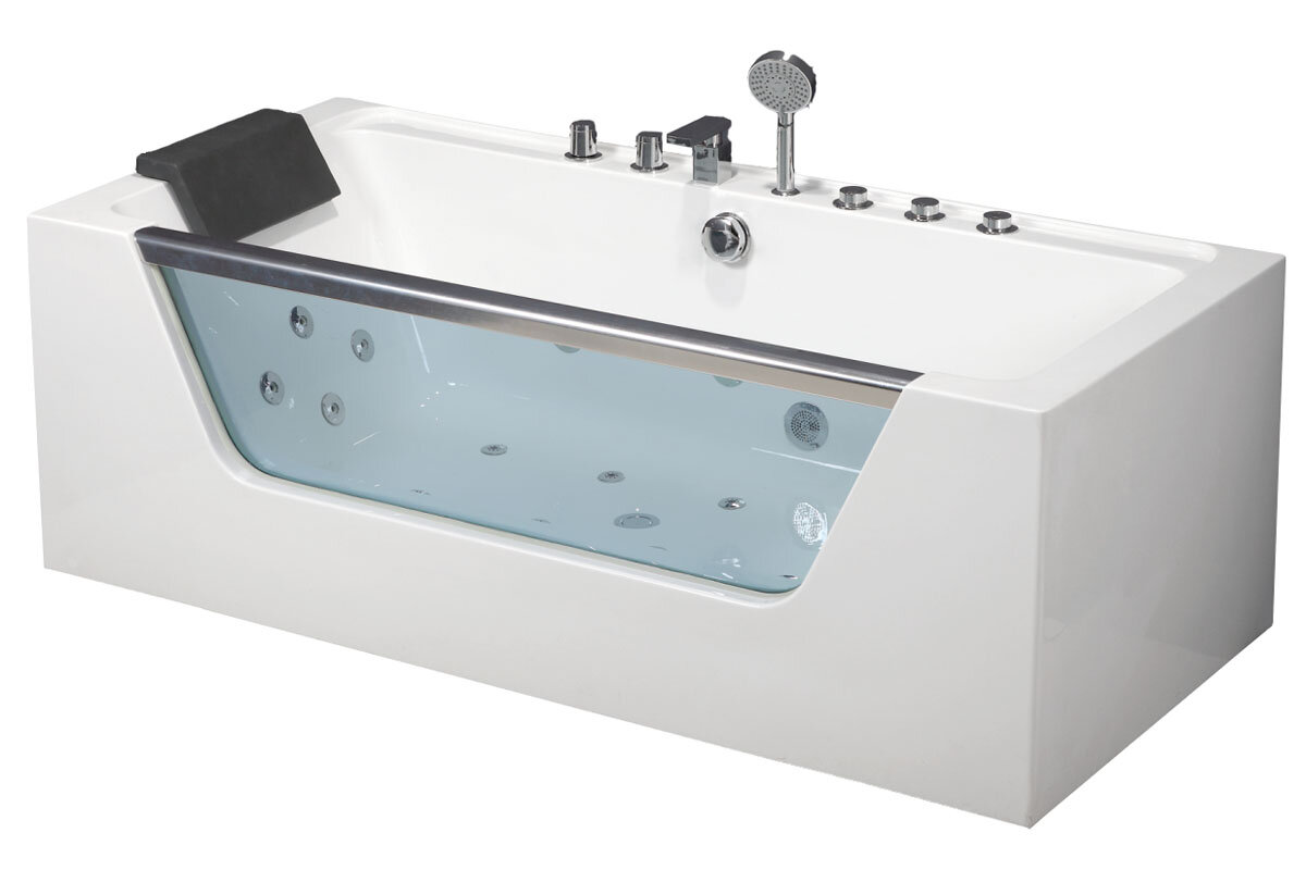 Изображение товара Гидромассажная ванна Frank F102 пристенная 170x80 см с гидроаэромассажем
