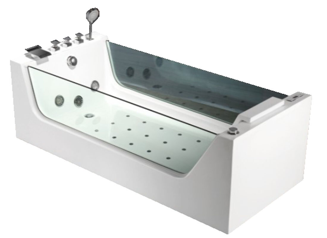Изображение товара Ванна гидромассажная Frank F104, отдельностоящая, 180 x 80 x 58 см, 2042042