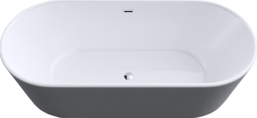 Изображение товара Ванна акриловая Art&Max Platino AM-525-1700-745, 170 x 74.5 см, слив-перелив и донный клапан в комплекте, белый