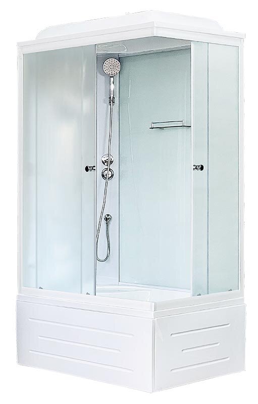Изображение товара Душевая кабина Royal Bath BP RB8100BP5-WC 100 x 80 см, стекло матовое, профиль белый Изображение товара Душевая кабина Royal Bath BP RB8100BP5-WC 100 x 80 см, стекло матовое, профиль белый