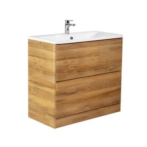 Изображение товара Тумба под раковину BelBagno ALBANO-900-2C-PIA-RR 90 см, напольная, Rovere Rustico