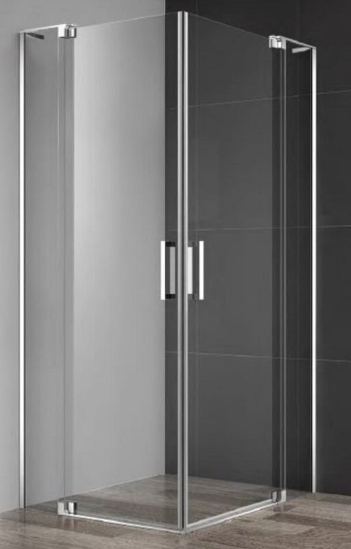 Изображение товара Душевой уголок Cezares Slider SLIDER-A-2-70/80-C-Cr 80x80 70x70 хром прозрачное стекло