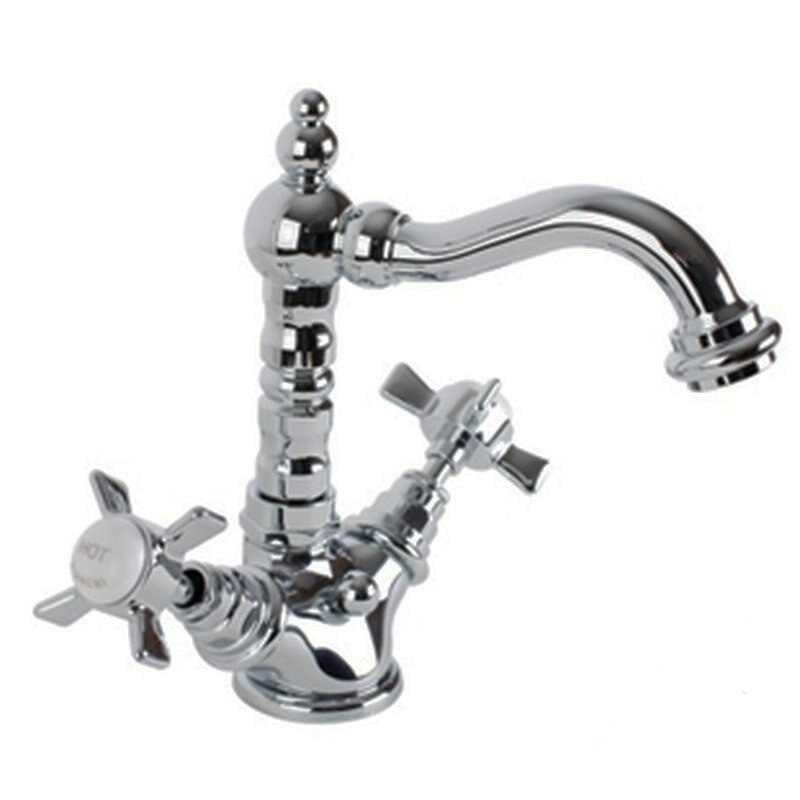 Изображение товара Смеситель для раковины Caprigo Bristol 21-026-crm хром с донным клапаном