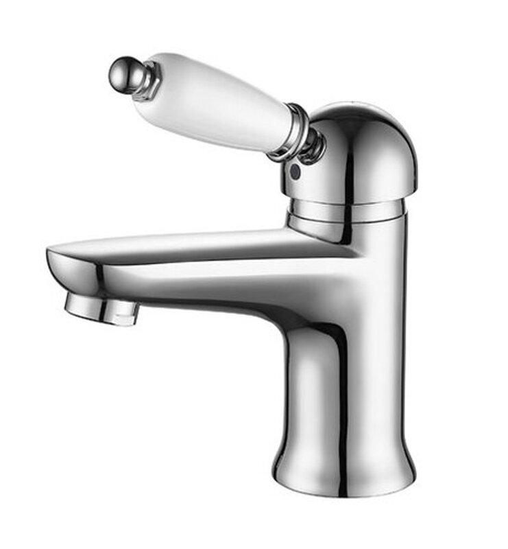 Изображение товара Смеситель для раковины Caprigo Adria-Uno 02-522-crm хром с донным клапаном