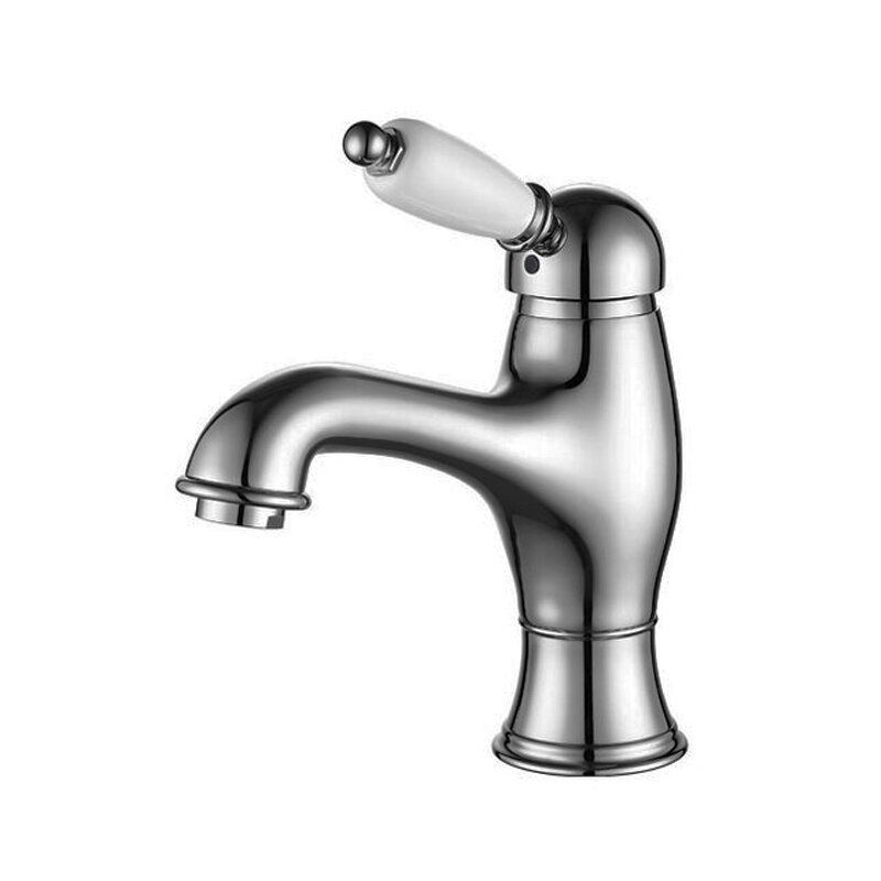 Изображение товара Смеситель для раковины Caprigo Adria-Uno 02-520-crm хром, однорычажный, донный клапан