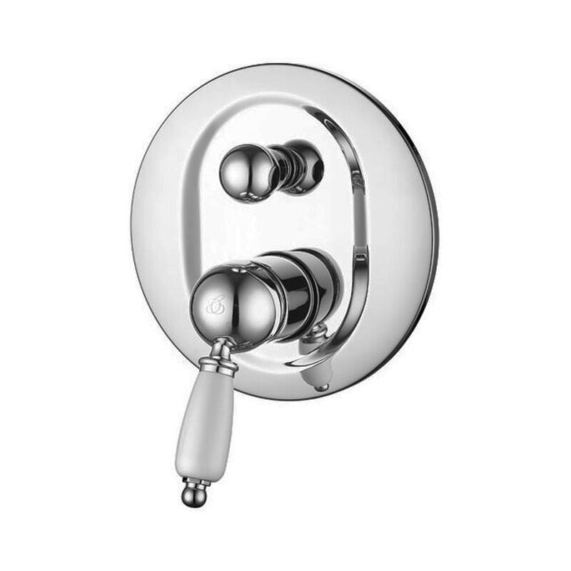 Изображение товара Смеситель скрытого монтажа для ванны и душа Caprigo Adria-Uno 02-551-crm хром