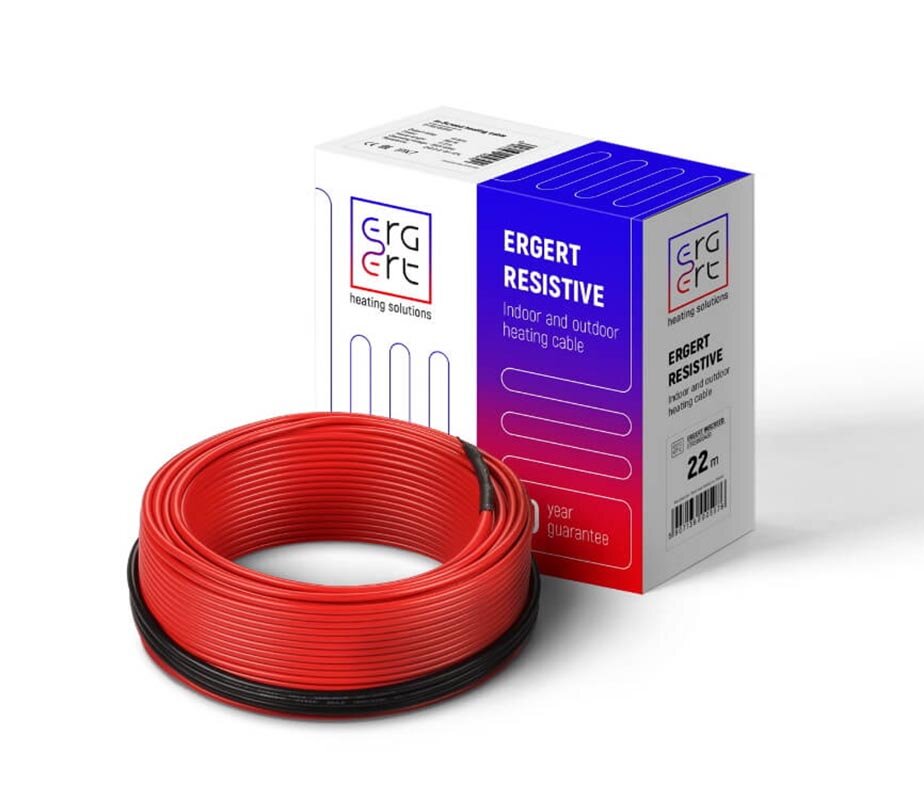 Изображение товара Теплый пол Ergert ETRS-18 для ванной и кухни, уличный монтаж 2 кв.м.