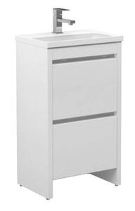 Изображение товара Тумба под раковину Belux Мадрид 4810924241290, 50 см, белый глянцевый