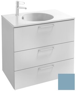 Изображение товара Тумба под раковину Jacob Delafon Odeon Rive Gauche 70 см аквамарин матовый