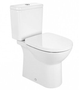 Изображение товара Унитаз напольный Roca Debba Round 7.3429.9.P00.Y/7.3419.9.100.Y безободковый