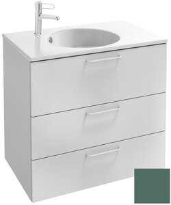 Изображение товара Тумба под раковину Jacob Delafon Odeon Rive Gauche 70 см, EB2531-RX-G10, цвет эвкалипт глянцевый, ручки на выбор