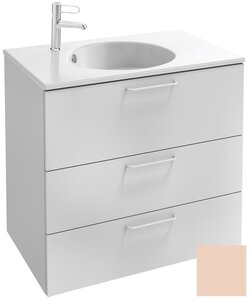 Изображение товара Тумба под раковину Jacob Delafon Odeon Rive Gauche 70 см, EB2531-RX-M70, цвет телесный матовый, ручки на выбор