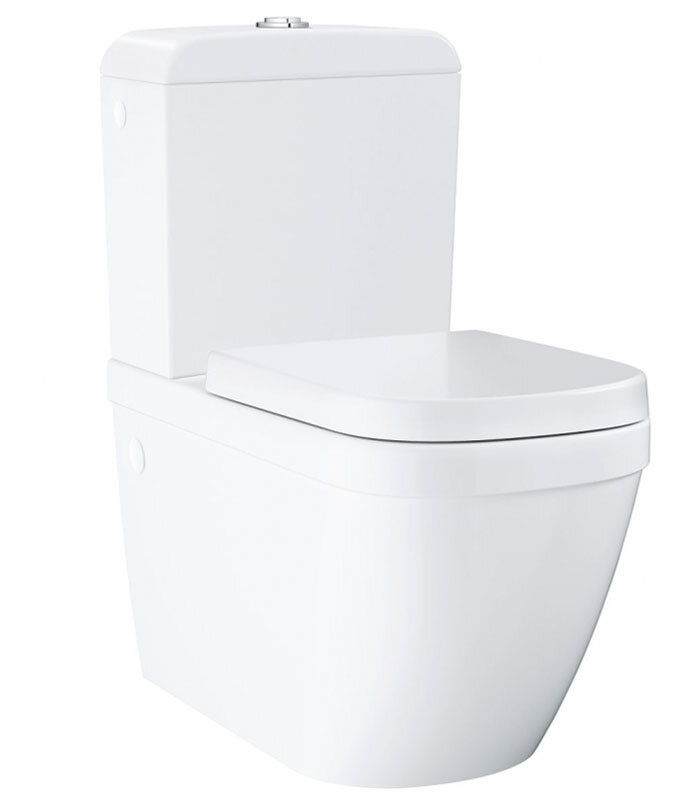 Изображение товара Напольный унитаз Grohe Euro Ceramic 39462000 с сиденьем микролифт Изображение товара Напольный унитаз Grohe Euro Ceramic 39462000 с сиденьем микролифт