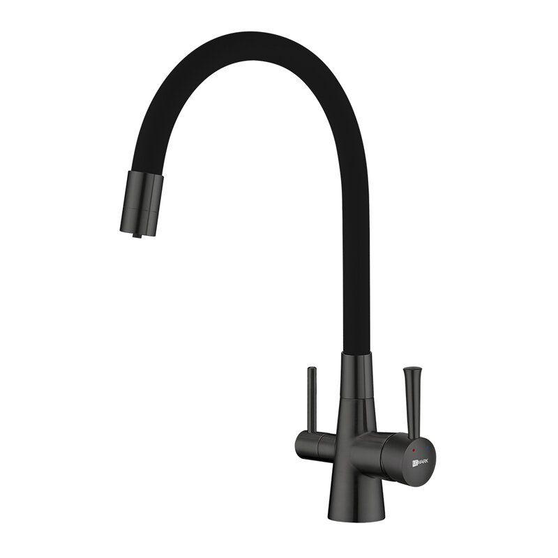 Изображение товара Смеситель Lemark Комфорт/Comfort LM3075GM для кухонной мойки, с подключением к фильтру питьевой воды, графит Изображение товара Смеситель Lemark Комфорт/Comfort LM3075GM для кухонной мойки, с подключением к фильтру питьевой воды, графит