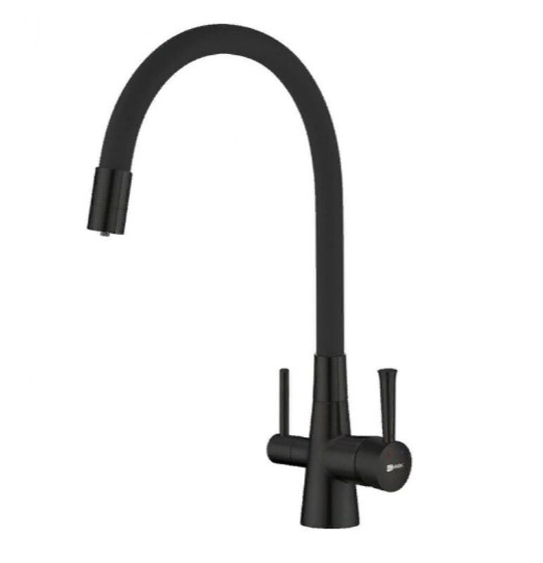 Изображение товара Смеситель Lemark Comfort LM3075BL для кухонной мойки, с подключением к фильтру питьевой воды, черный