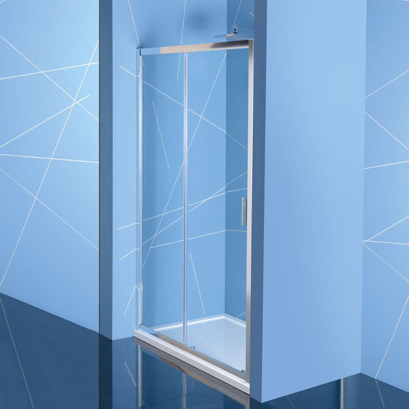 Изображение товара Дверь душевая Polysan Easy Line EL1215 раздвижная, 120 х 190 см, универсальная, хром, стекло прозрачное