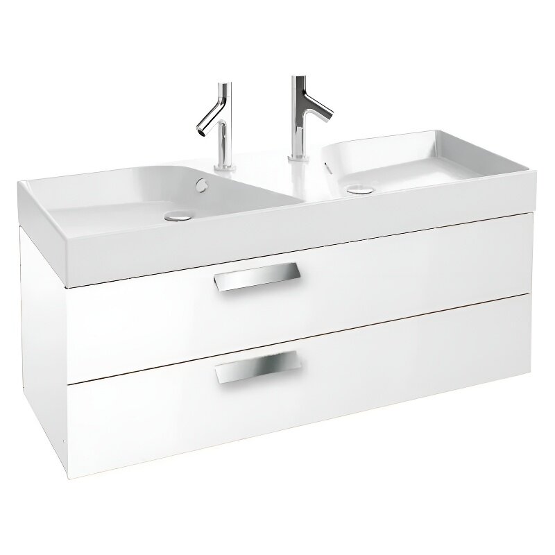 Изображение товара Тумба под раковину Jacob Delafon Rythmik EB1305-N18, 120 см, цвет белый глянцевый